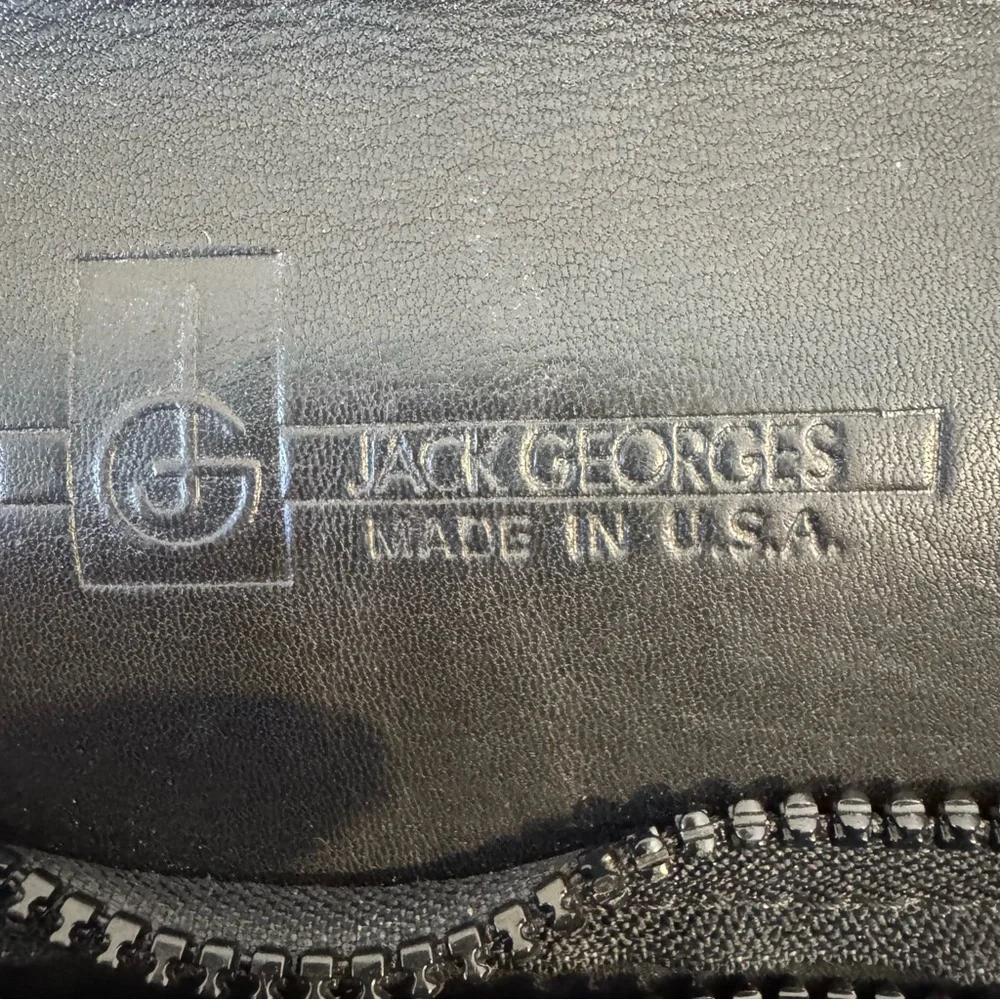 Classic Black Leather Laptop Satchel - Women's Laptop Bag